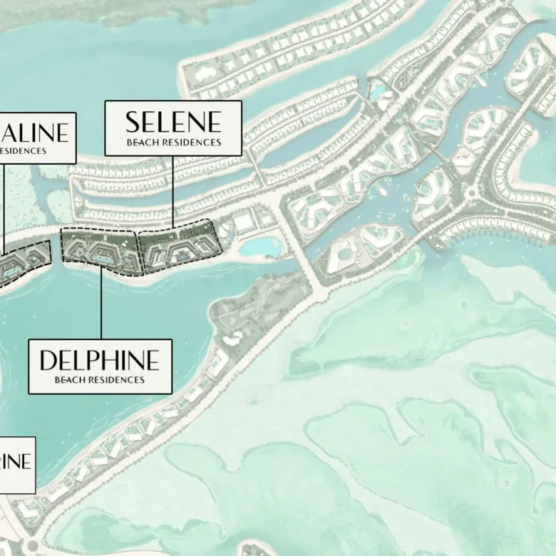 Beach Residences at Siniya Island general plan 9