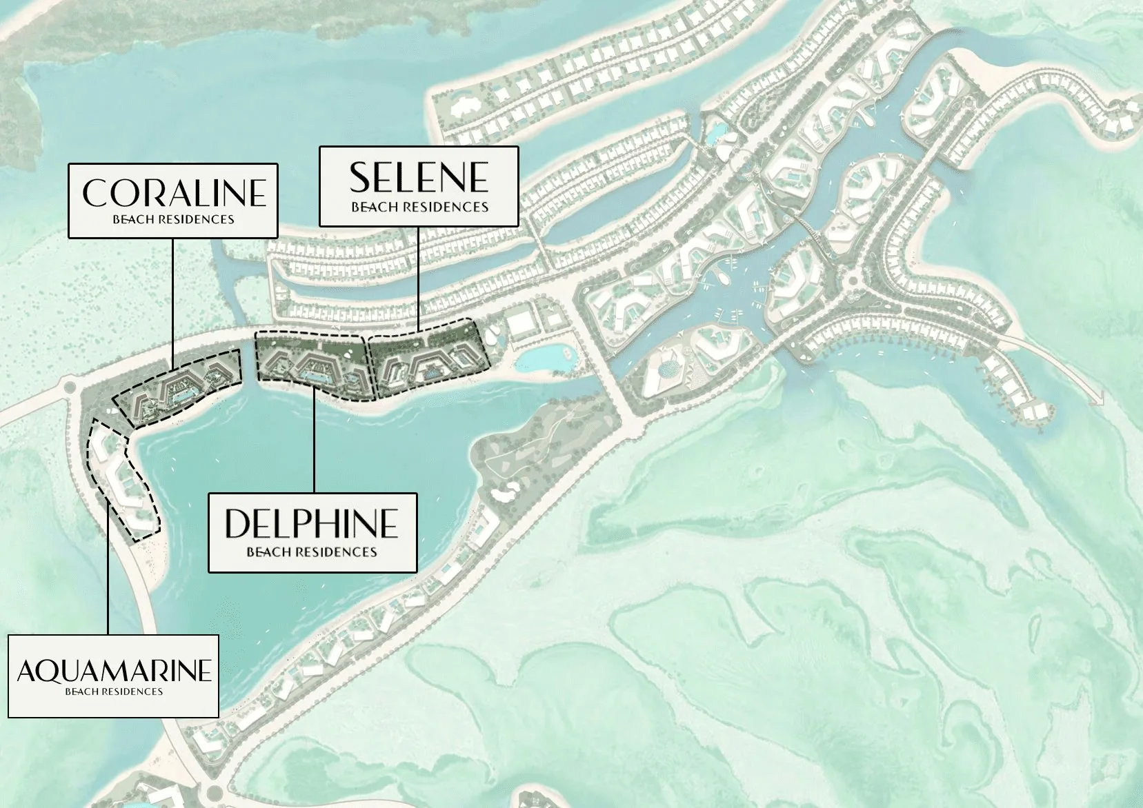 Beach Residences at Siniya Island photo 9 Beach Residences at Siniya Island general plan 9
