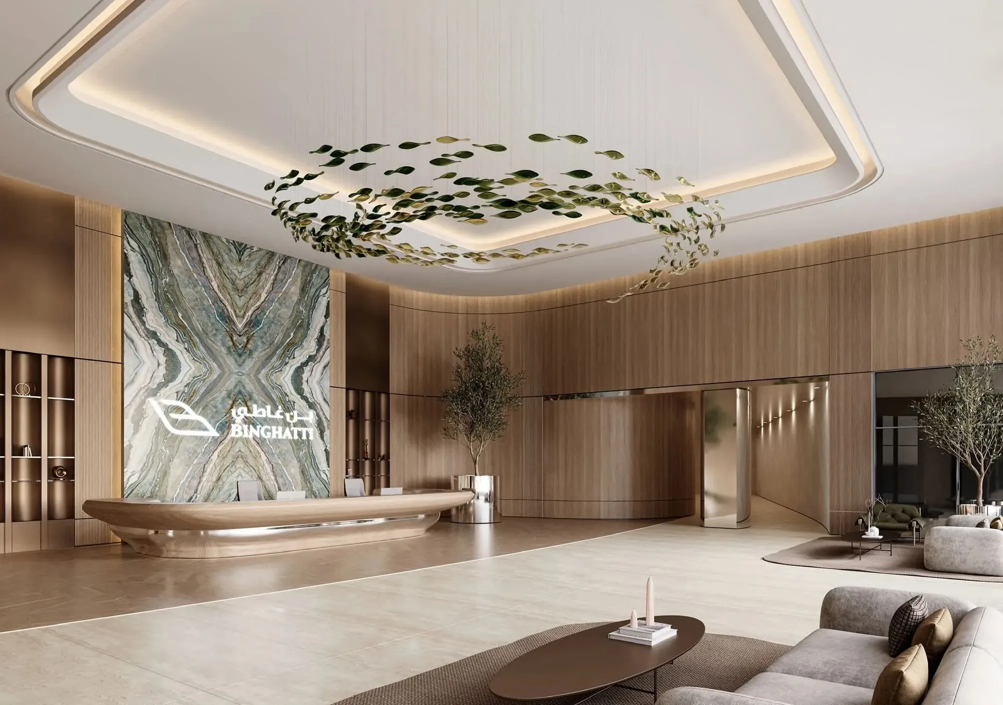 Binghatti Sky Terraces lobby 10