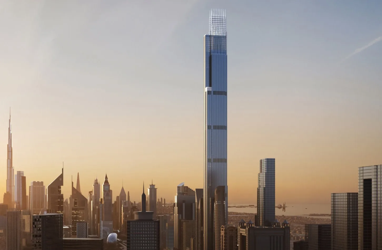Burj Azizi exterior Burj Azizi exterior
