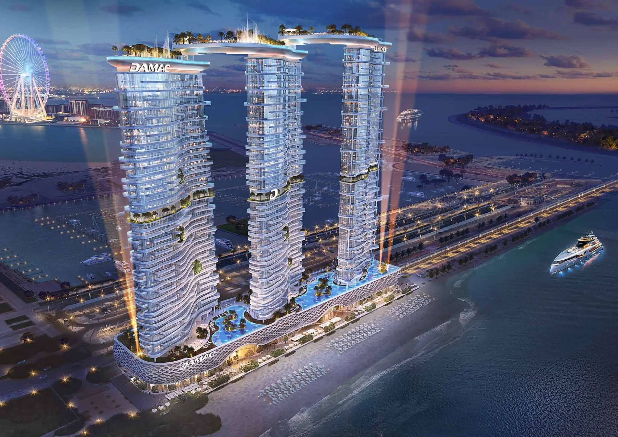 Damac Bay exterior Damac Bay exterior