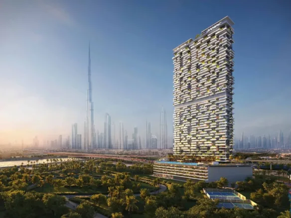 Damac Safa Gate tower exterior, Al Wasl