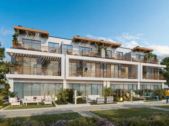 Damac Violet townhouses exterior, DAMAC Hills 2