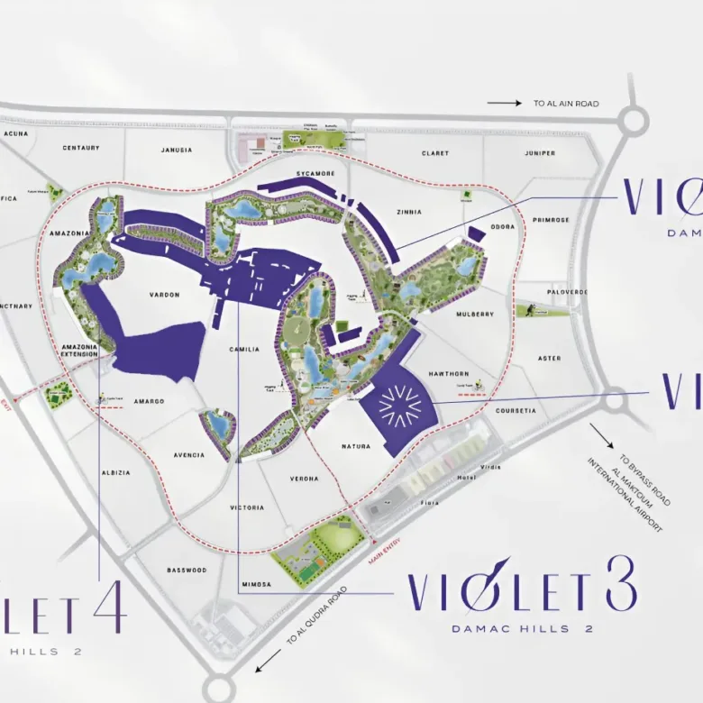 Damac Violet general plan 7