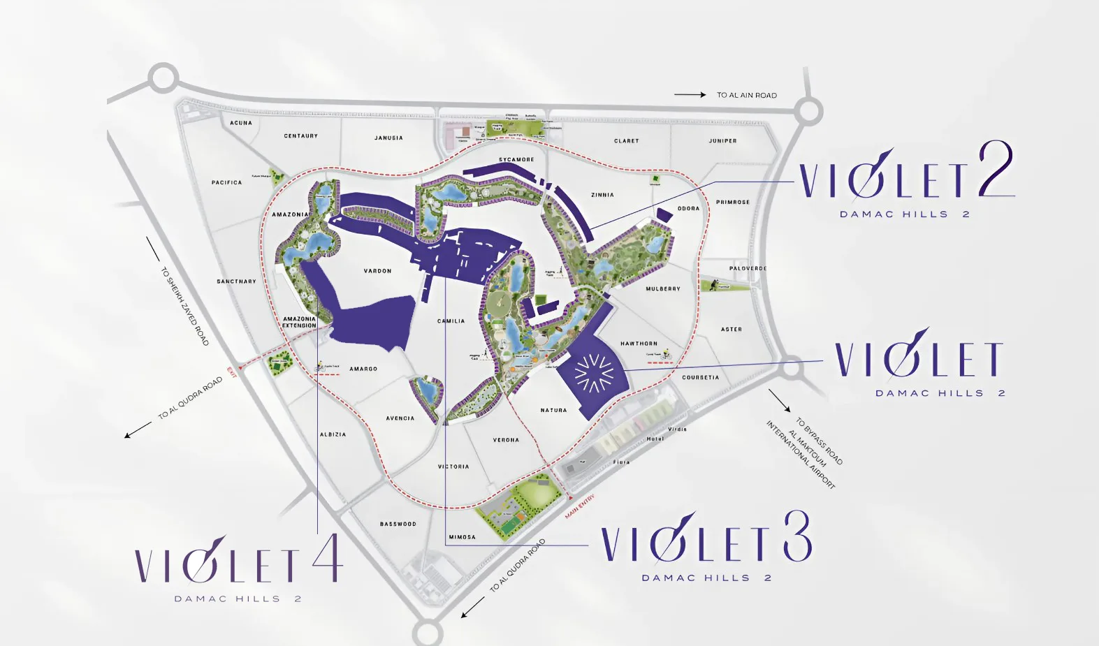 Damac Violet photo 7 Damac Violet general plan 7
