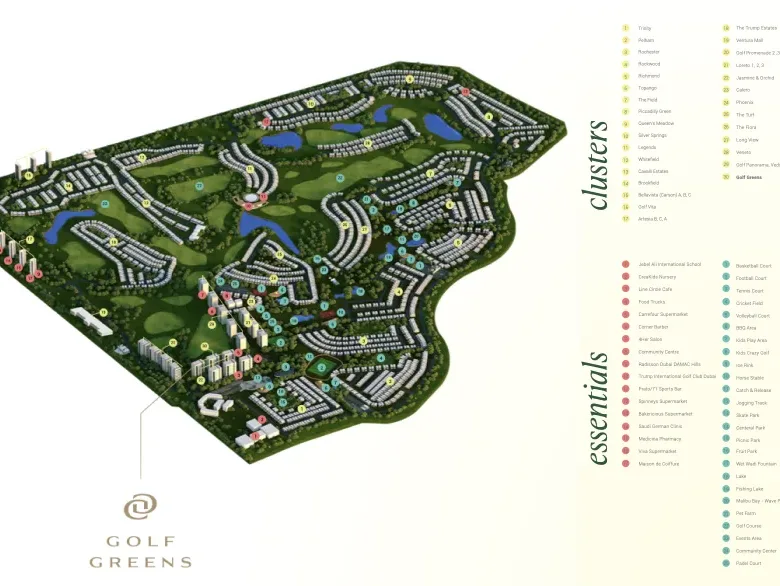 Golf Greens general plan 8