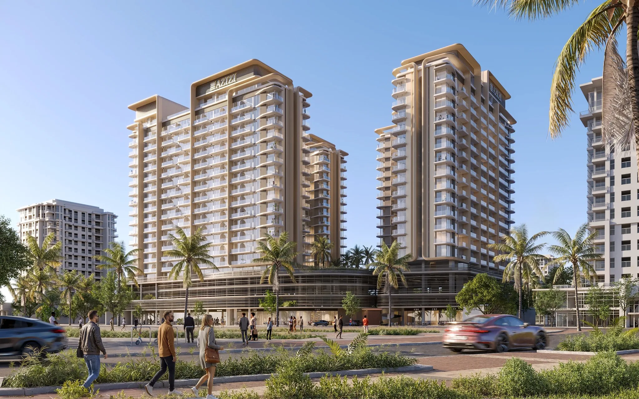 Jaddaf Beach Oasis exterior