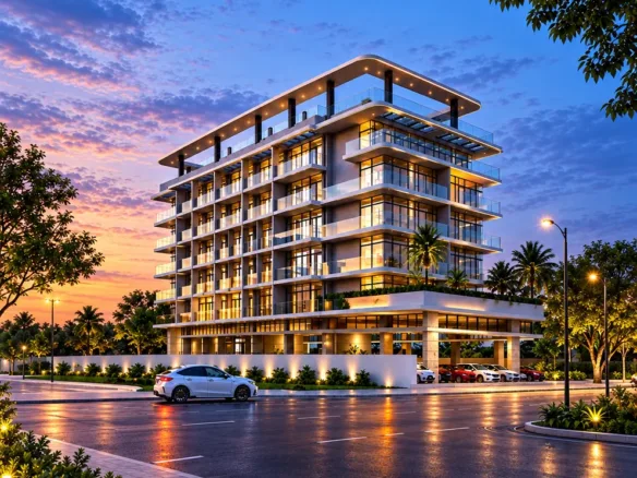 Lenjawi Diamond, International City exterior