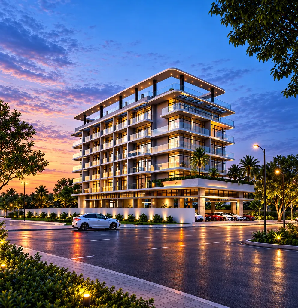 Lenjawi Diamond, International City exterior