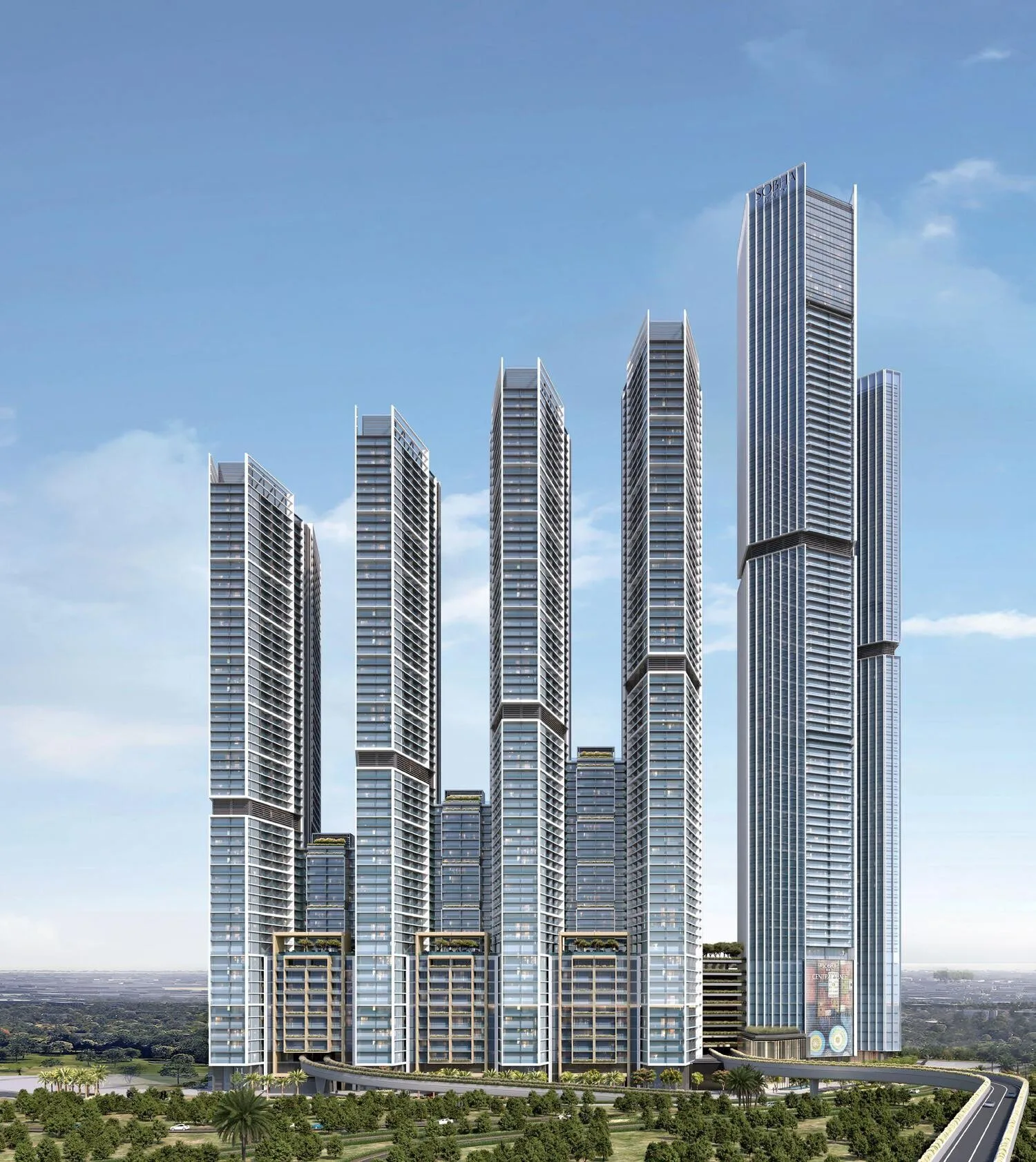 The Horizon at Sobha Central exterior 1