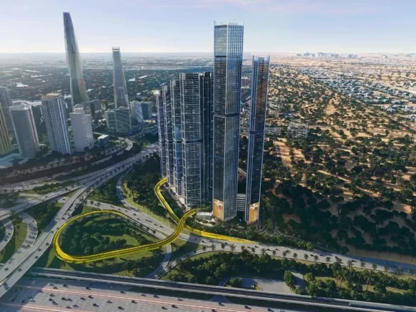 The Pinnacle at Sobha Central exterior