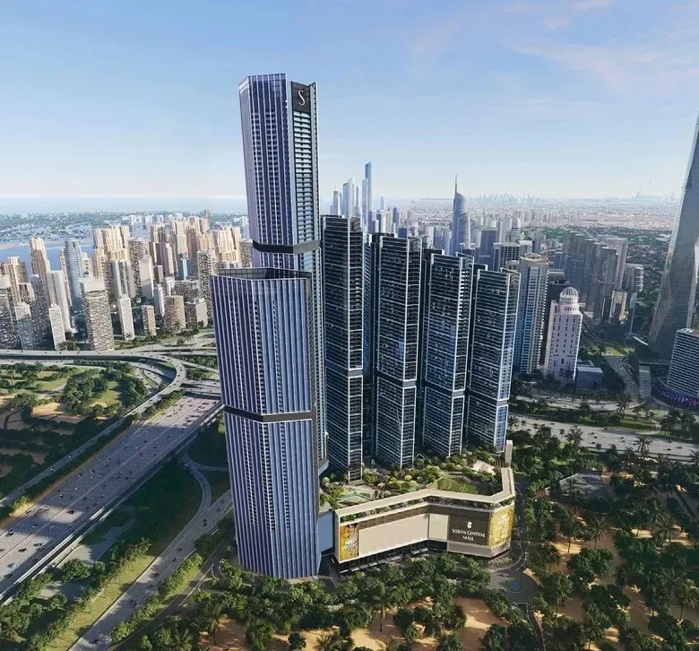 The Pinnacle at Sobha Central exterior 1